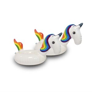 NIB Inflatable Cup Holders (Unicorns)